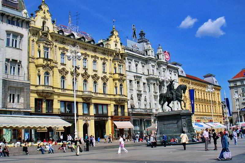 Hotel Central Zagreb Exterior foto